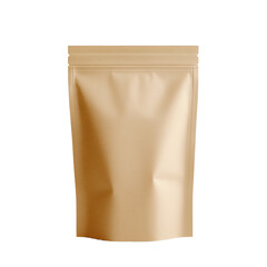 A simple and elegant close-up of a brown bag that ready for product packaging