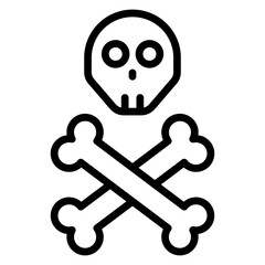 Chemical Poisoning First Aid Vector Line Icon Design