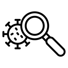 Rare Disease Research Vector Line Icon Design