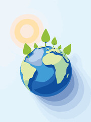 earth vector illustration