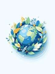 earth vector illustration