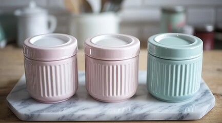 Ceramic storage containers
