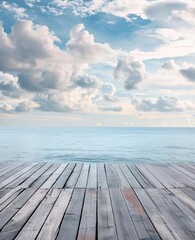 Rustic Wooden Table in Natural Setting