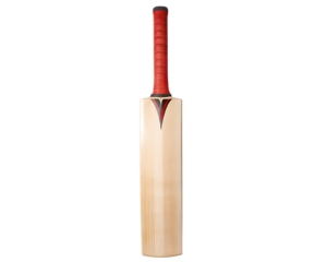 A cricket bat is a piece of sports isolated on white background PNG