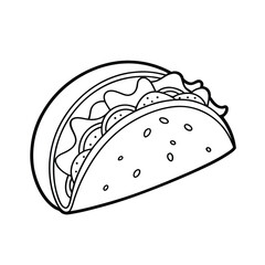 vector illustration of a sandwich