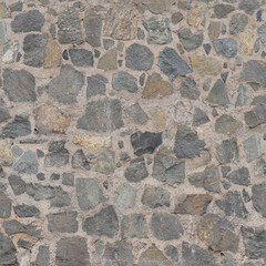 Seamless Medieval Castle Stone Wall Texture

