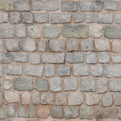 Seamless Medieval Castle Stone Wall Texture

