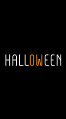 Obraz premium Halloween text design on a dark background 