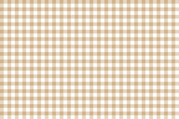 Tan and white color plaid pattern background. plaid pattern background. Seamless pattern.