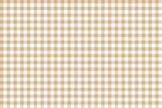 Tan and white color plaid pattern background. plaid pattern background. Seamless pattern.