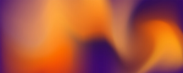 Wave abstract background with a combination of yellow, orange and dark purple elegant mystical energy, minimalist pastel colors, halloween