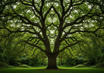 Fototapeta premium Tree Shaped Like Lungs Symbolizing Clean Air Importance