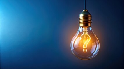 A Light Bulb Glowing with a Question Mark Inside, Symbol of Curiosity and Exploration