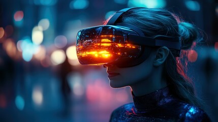 Exploring augmented reality innovations with advanced virtual reality headset