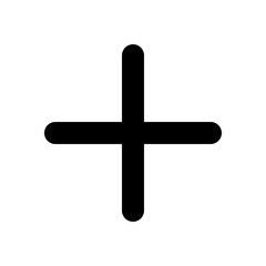 cross on a white background