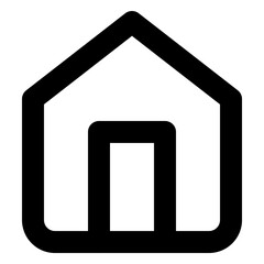 home icon on a white background