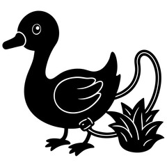 illustration of a duck