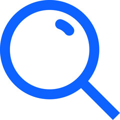 search blue simple vector icon