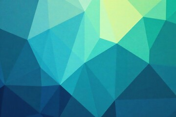 Obraz premium Subtle geometric pattern in calming blues and greens, seamless, fabric, style