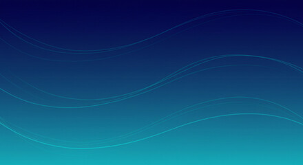 Fototapeta premium Deep Blue to Aqua Flowing Gradient – Nature-Inspired Wallpaper