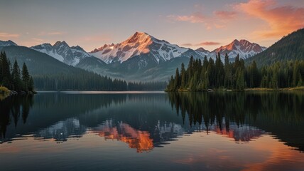 Mountain Lake Sunrise