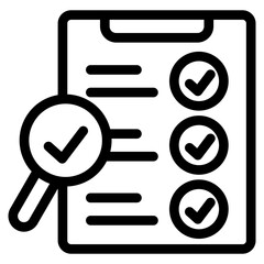 evaluation data icon element for design