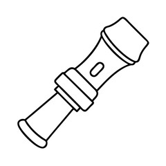 goose call icon, goose call line art - simple line art of goose call, perfect for goose call logos and icons