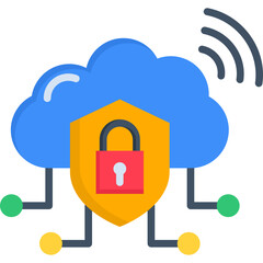 Cloud Security Icon