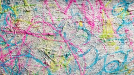 Fototapeta premium Abstract Colorful Texture with Pink, Blue, and Green Paint Strokes