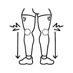 leg day icon, leg day line art - simple line art of leg day, perfect for leg day logos and icons