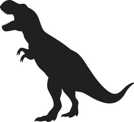  Tyrannosaurus Rex Silhouette EPS Design Custom Vector Art of the Mighty Dinosaur