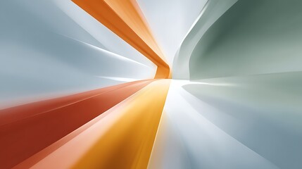 Dynamic Abstract Shapes Representing Different Possibilities in Fluid Motion and Color Gradients