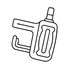 pedal clip icon, pedal clip line art - simple line art of pedal clip, perfect for pedal clip logos and icons