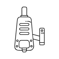 pedal clip icon, pedal clip line art - simple line art of pedal clip, perfect for pedal clip logos and icons