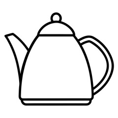 Fototapeta premium teapot isolated on white background