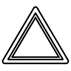warning triangle sign