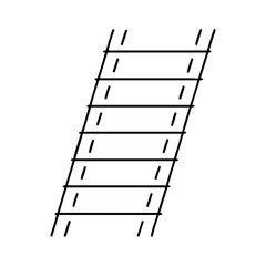 agility ladder icon, agility ladder line art - simple line art of agility ladder, perfect for agility ladder logos and icons