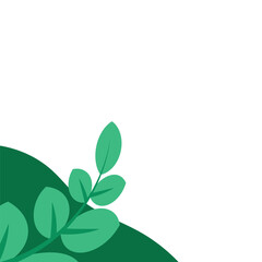 Leaves Corner Blob