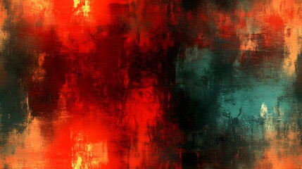 Abstract artwork featuring vibrant color combinations.