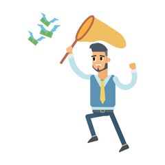 businessman with money 