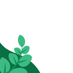 Leaves Corner Blob