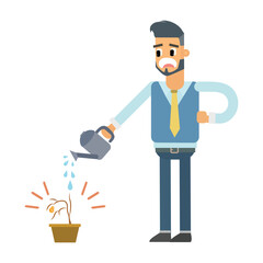 businessman with money 