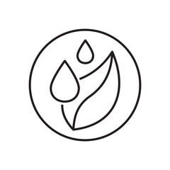 Essential Oil Outline Icon Set