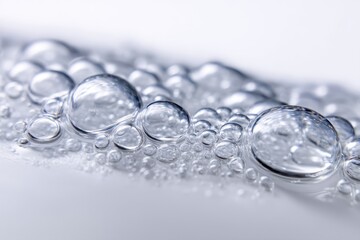 Observe Transparent Bubbles, Reveal Surface Tension Effects with Liquid Droplets and Tiny, Spherical Formations