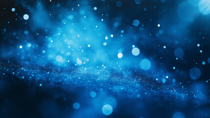 mesmerizing and dynamic electric blue background, characterized by a soft focus and bokeh effect.