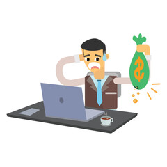 Businessman With Laptop