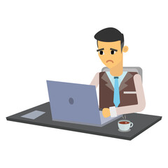 businessman with laptop