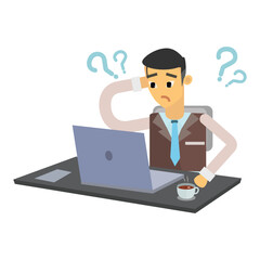 Businessman With Laptop