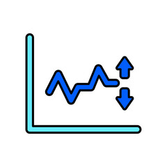Icon a volatility, isolated against a clean background.