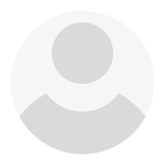 Vector flat illustration in grayscale. Avatar, user profile, person icon, gender neutral silhouette, profile picture. Suitable for social media profiles, icons, screensavers and as a template.